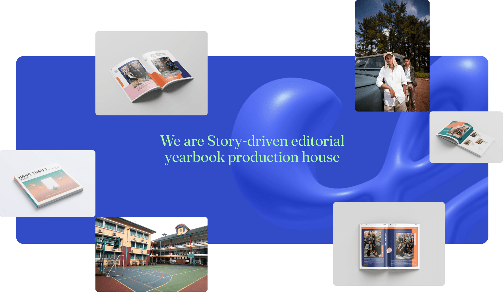 Story-driven editorial yearbook